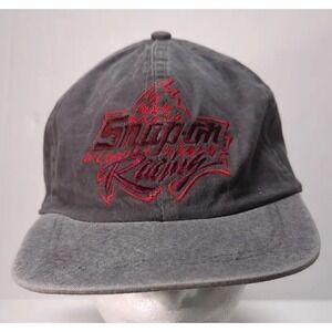 Vintage Snap-On Racing Adjustable Hat Gray Grey Mens One Size